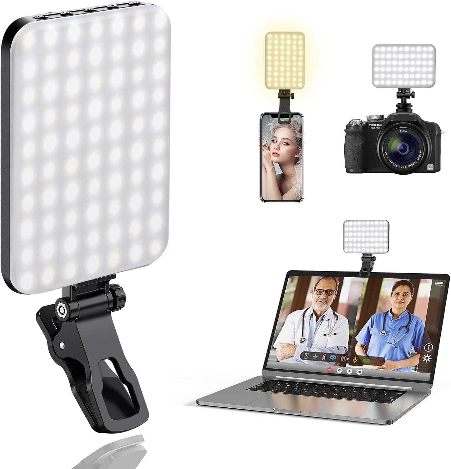 ALTSON 60 LED Rechargeable Clip Light