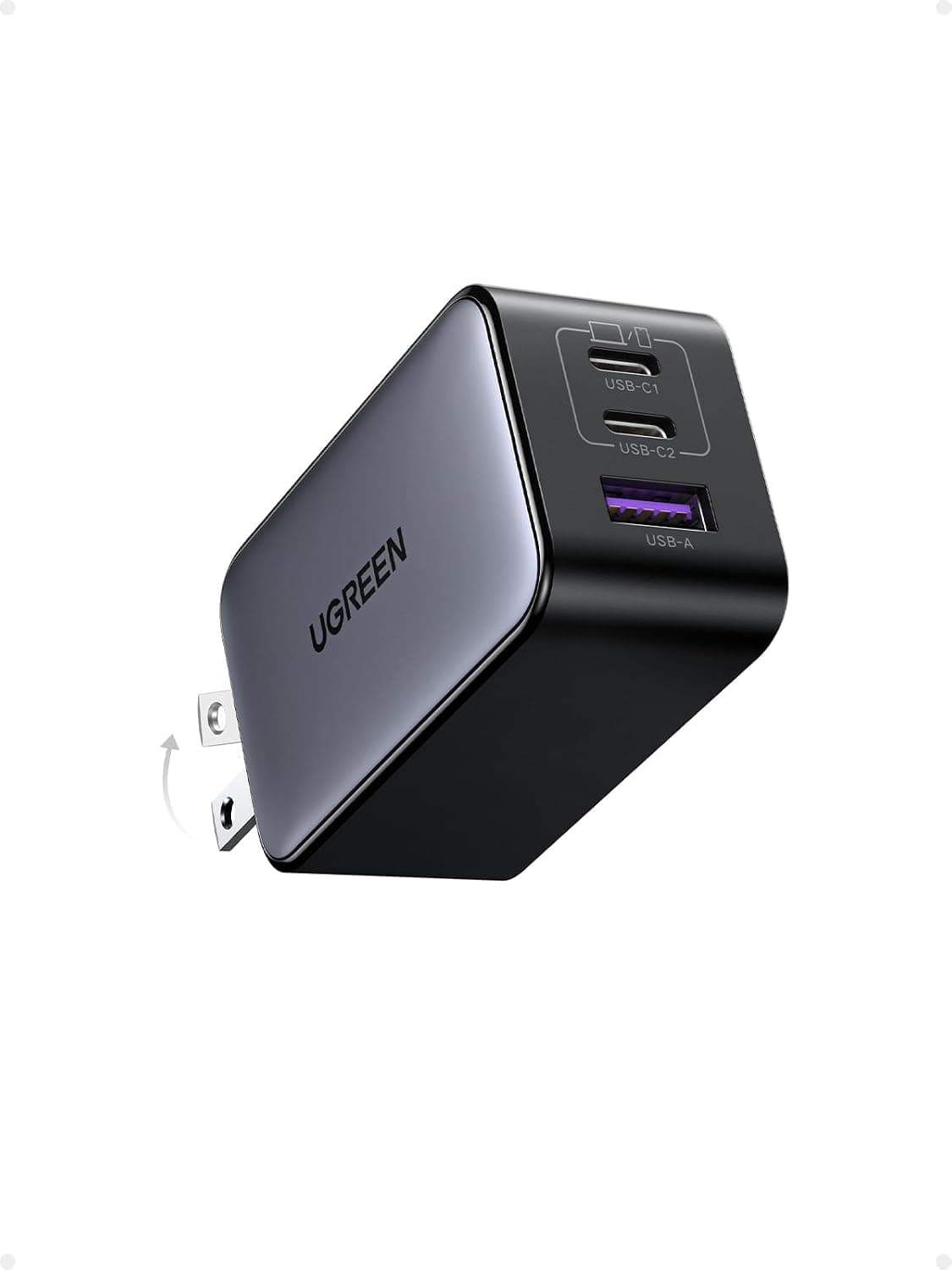 UGREEN Nexode 65W USB-C GaN Charger, 3-Port