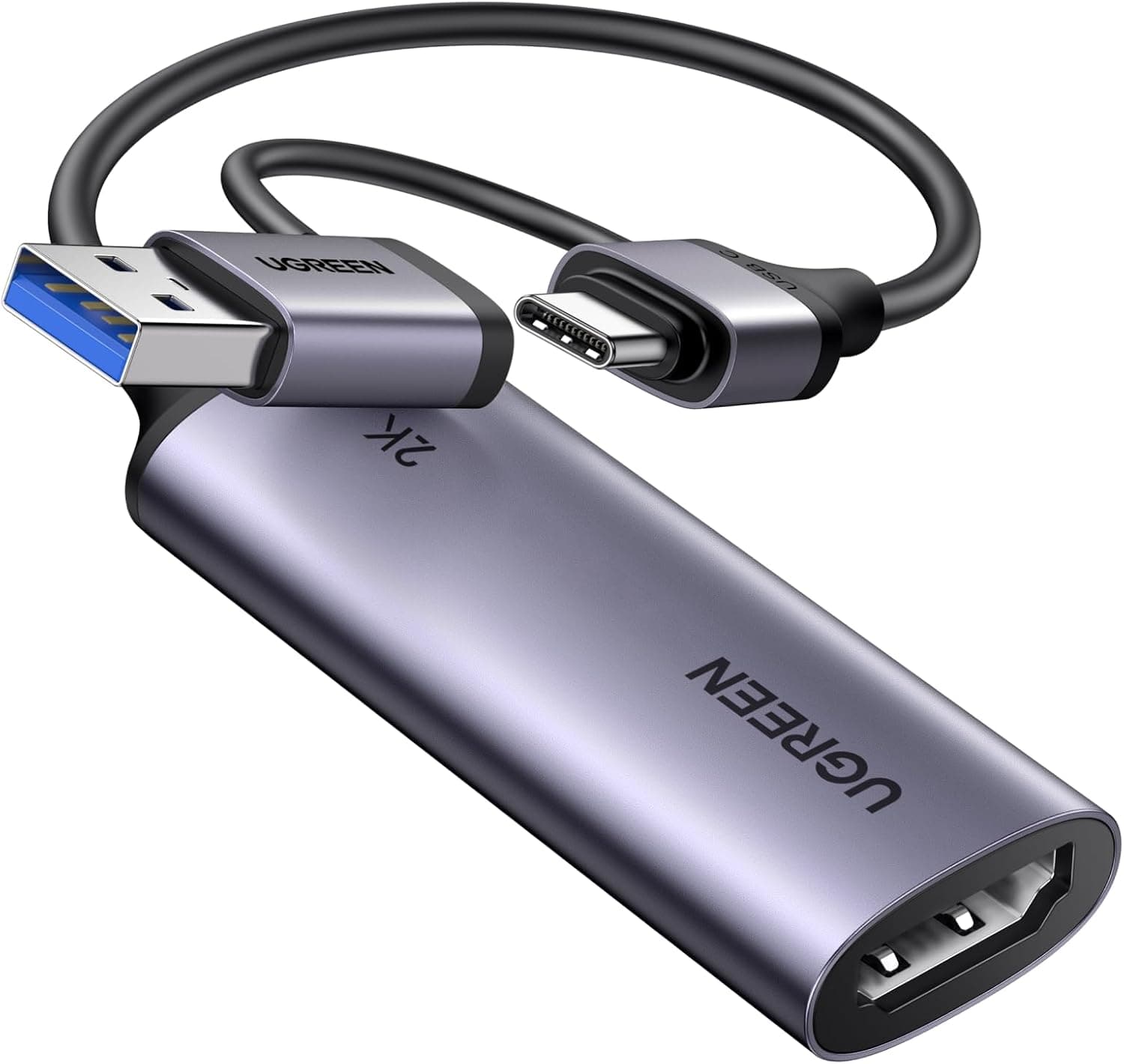 UGREEN 4K HDMI Video Capture Card, HDMI to USB 3.0